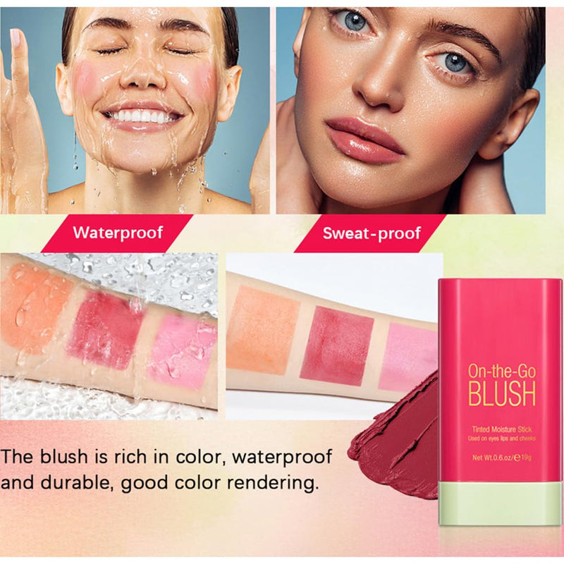 RUBOR 3 EN 1 - PARA LABIOS, MEJILLAS E OJOS + ENVÍO GRATIS + 49% OFF